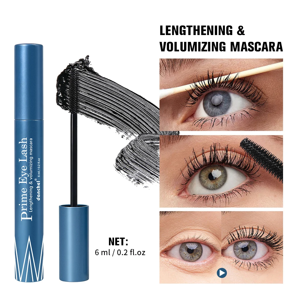 Lash Mascara Hypoallergenic Waterproof Long Lasting Volume Curling Lash Extension No Smudge For Sensitive Eyes - Image 3