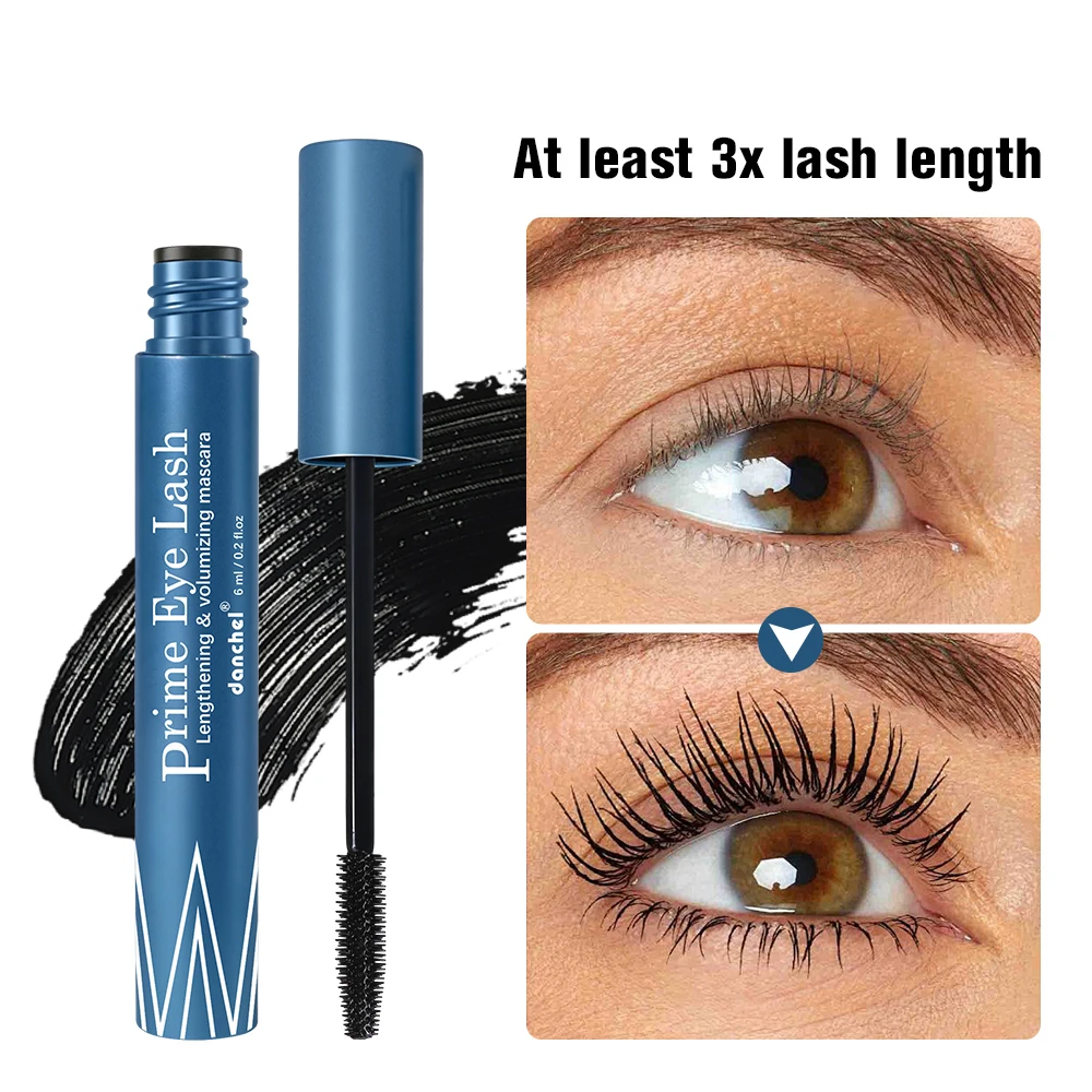 Lash Mascara Hypoallergenic Waterproof Long Lasting Volume Curling Lash Extension No Smudge For Sensitive Eyes