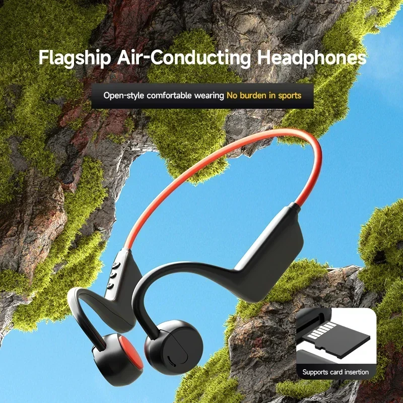 Lenovo Bluetooth 5.4 Bone Conduction Headphones Wireless Sports Earbuds IPX8 Waterproof with Mic for Swimming Running Fitness - Image 2