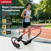 Lenovo Bluetooth 5.4 Bone Conduction Headphones Wireless Sports Earbuds IPX8 Waterproof with Mic for Swimming Running Fitness