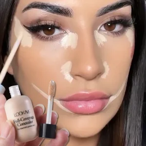 Liquid Concealer Covers Spots Acne Dark Circles Long-lasting Waterproof Lightweight Concealer Cream Brightens Skin Tone Makeup