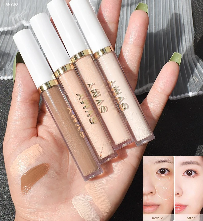Liquid Foundation Cream Concealer High Coverage Waterproof Moisturizing Long Lasting Contour Cover Spots Dark Circles Cosmetics