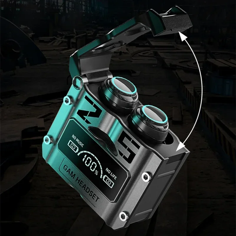 M25 TWS Wireless Headphones Bluetooth 5.3 Earbuds with LED Display Stereo, Touch Control & Noise Reduction Stereo Sound Headset - Image 4
