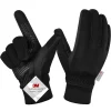 MOREOK -10℃ Winter Gloves Knitted Warm Thermal Gloves Touchscreen Bike Gloves Silica Anti-slip Bicycle Cycling Gloves Men Women