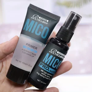 Makeup Set Of Makeup Primer + Setting Spray, Invisible Pore Color Rendering Hold Makeup, For Base Makeup And Makeup Finishing