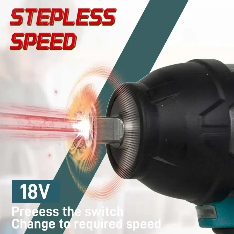 Makita DTW700 Cordless 1000N.m Impact Wrench Brushless Electric Wrench Screwdriver Large Torque Auto Repair Power Tools - Image 6