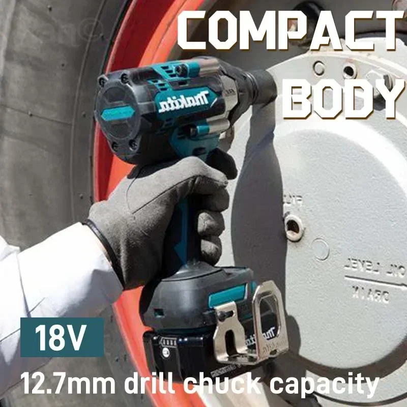 Makita DTW700 Cordless 1000N.m Impact Wrench Brushless Electric Wrench Screwdriver Large Torque Auto Repair Power Tools - Image 4