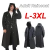Man Raincoat Portable Woman Waterproof Poncho Jackets Adult Rain Coat Freesize For Man Cover Long Rainwater Layers Rainwear Suit