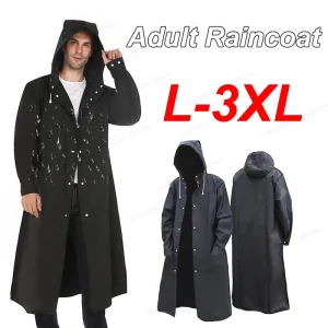 Man Raincoat Portable Woman Waterproof Poncho Jackets Adult Rain Coat Freesize For Man Cover Long Rainwater Layers Rainwear Suit