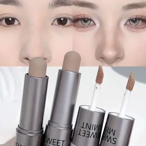 Matte Concealer Contour Stick Moisturizing Lasting Smooth 3D Nose Shadow Waterproof Face Highlight Brighten Contour Makeup Pen