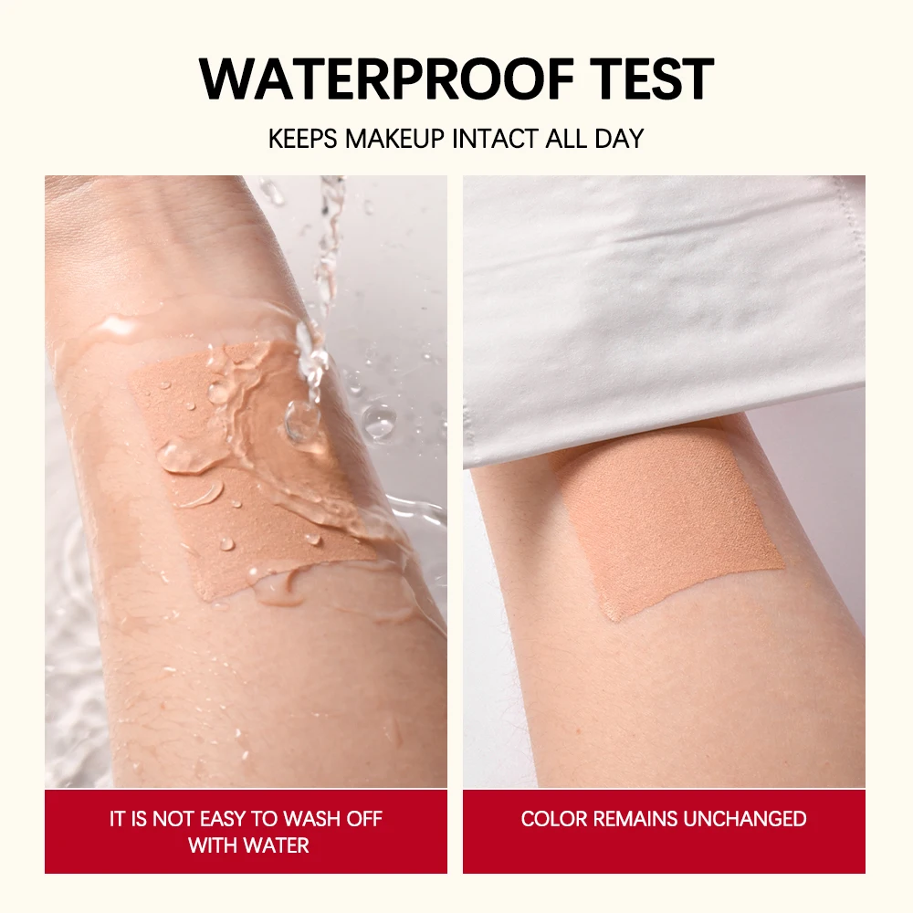 Matte Foundation Base Blur Soft Focus Matte Full Coverage Natural Fit Face Makeup Lightweight Long-Lasting Concealer BB Cream - Image 4
