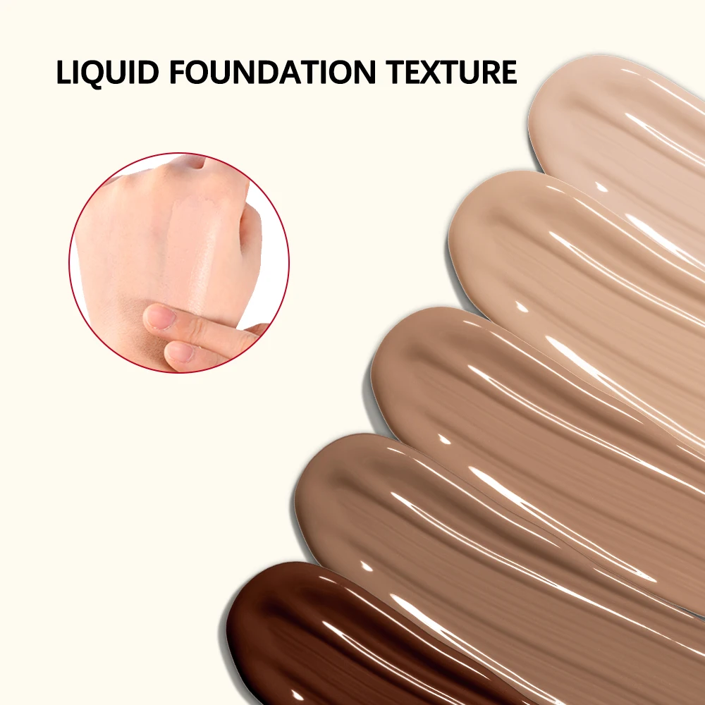 Matte Foundation Base Blur Soft Focus Matte Full Coverage Natural Fit Face Makeup Lightweight Long-Lasting Concealer BB Cream - Image 6
