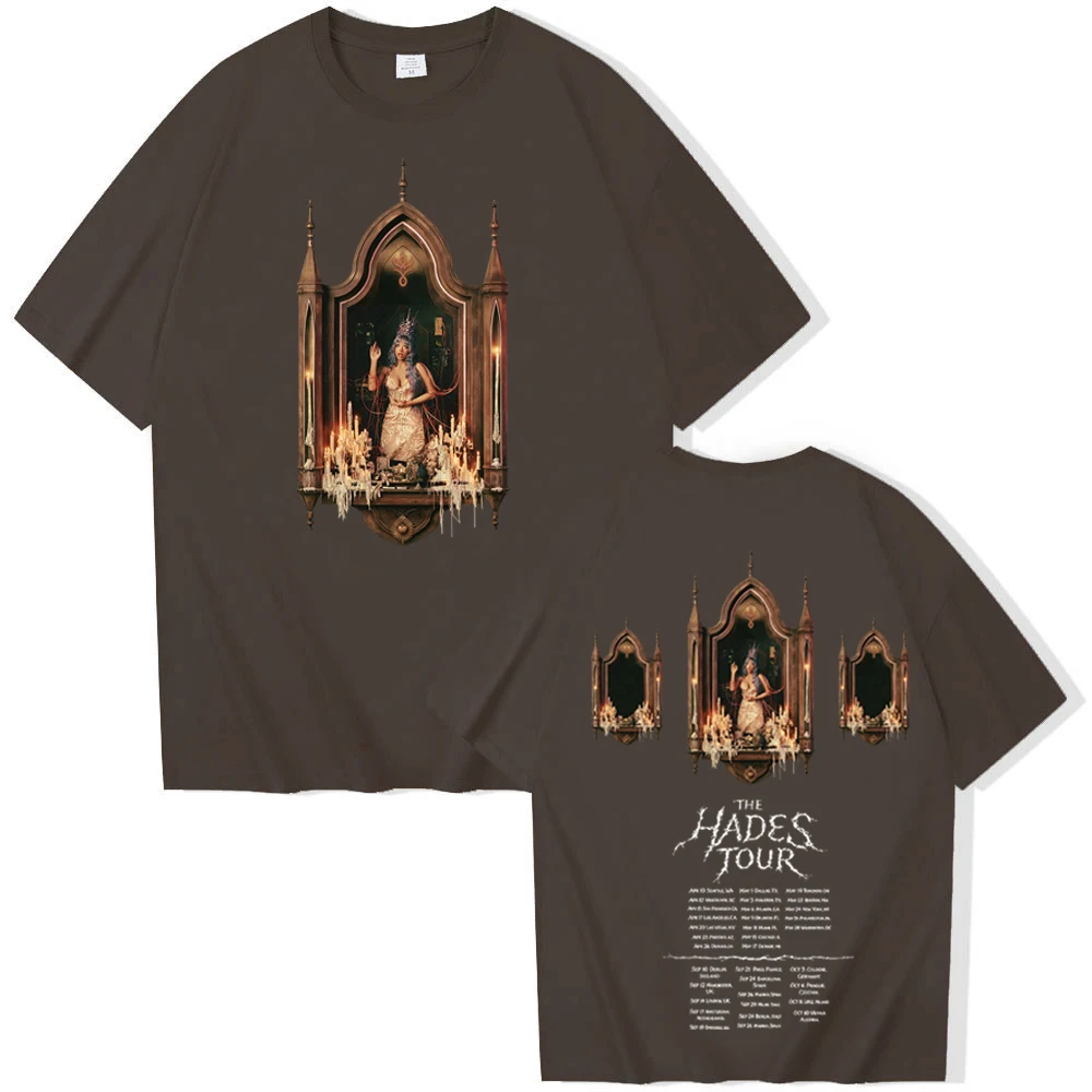 Melanie-Martinez Hades Tour 2026 T-shirt Man Woman Harajuku Short Sleeve O-neck Casual Shirt - Image 2