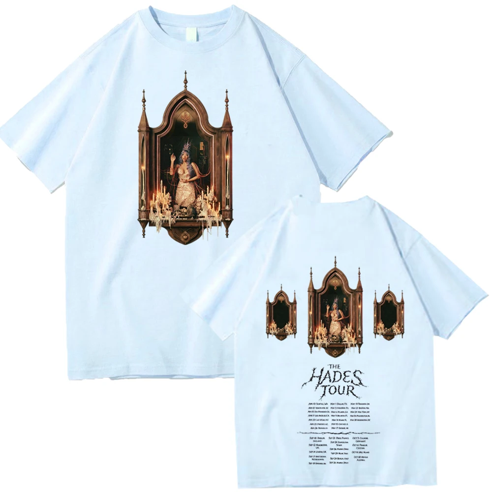 Melanie-Martinez Hades Tour 2026 T-shirt Man Woman Harajuku Short Sleeve O-neck Casual Shirt - Image 4