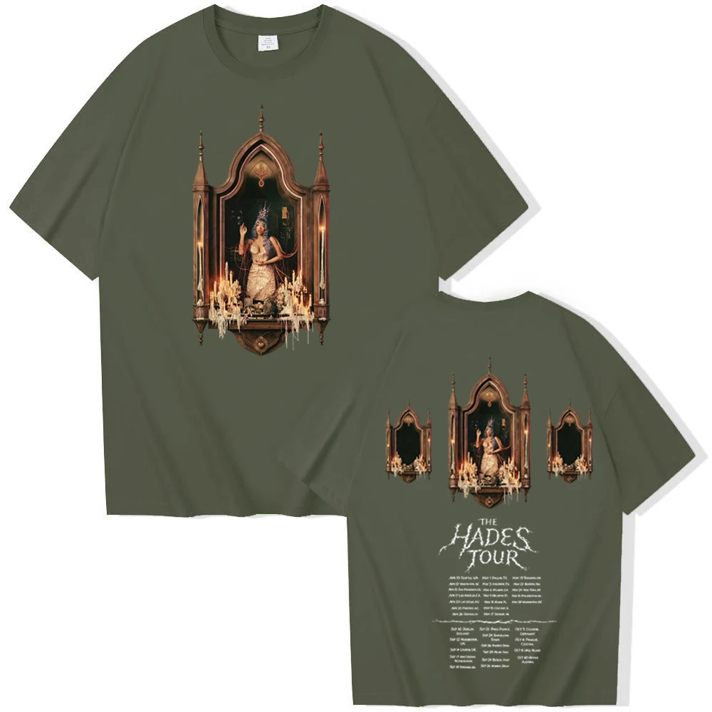 Melanie-Martinez Hades Tour 2026 T-shirt Man Woman Harajuku Short Sleeve O-neck Casual Shirt - Image 3