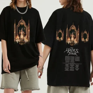 Melanie-Martinez Hades Tour 2026 T-shirt Man Woman Harajuku Short Sleeve O-neck Casual Shirt