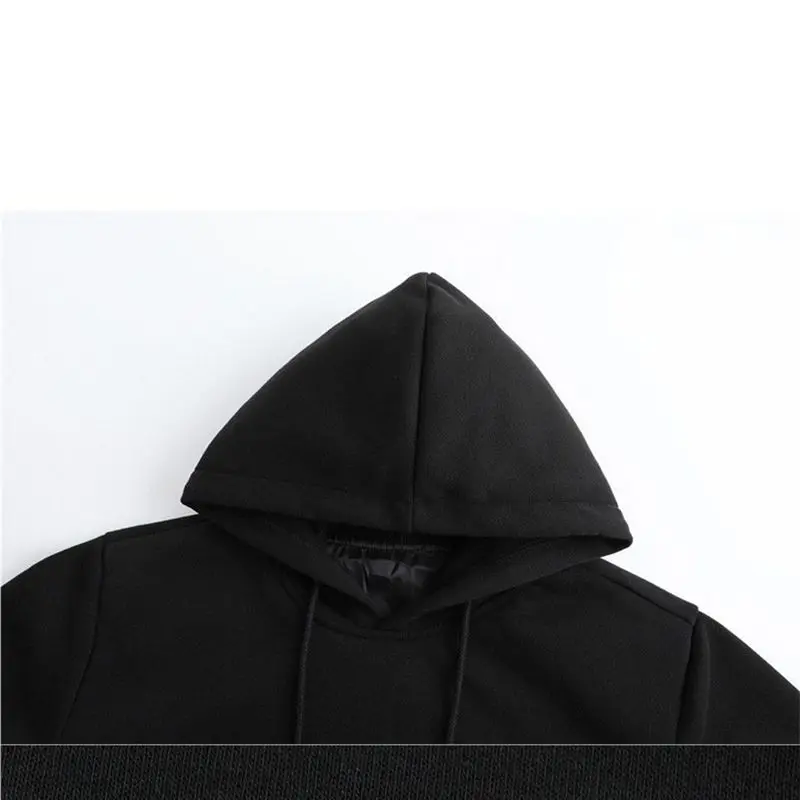 Men USB Heating Hoodies Men Vintage Gothic Heated Jacket Long Sleeve Streetwear Loose Coats Harajuku Sweatshirts - Image 2
