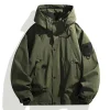 Men Women Waterproof Hiking Jacket Windproof Camping Windbreakers Oilproof Fishing Trekking Jacket Autumn Spring Sport Rain Coat