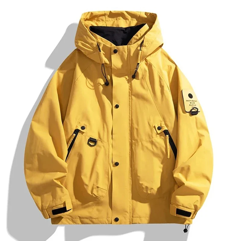 Men Women Waterproof Hiking Jacket Windproof Camping Windbreakers Oilproof Fishing Trekking Jacket Autumn Spring Sport Rain Coat - Image 2
