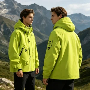 Men Women Waterproof Hiking Jacket Windproof Camping Windbreakers Oilproof Fishing Trekking Jacket Autumn Spring Sport Rain Coat