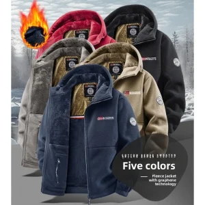 Men's Winter Hooded Jacket Wear Travel Parties Commuting Outdoor Fashion Streetwear Hiking Climbing Trekking Coat Travel Wear