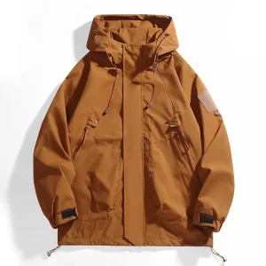 Men's Women's Outdoor Waterproof Jacket Spring Autumn Fashion New Style Windbreaker Coat Regular Length Casual Male Upperwear