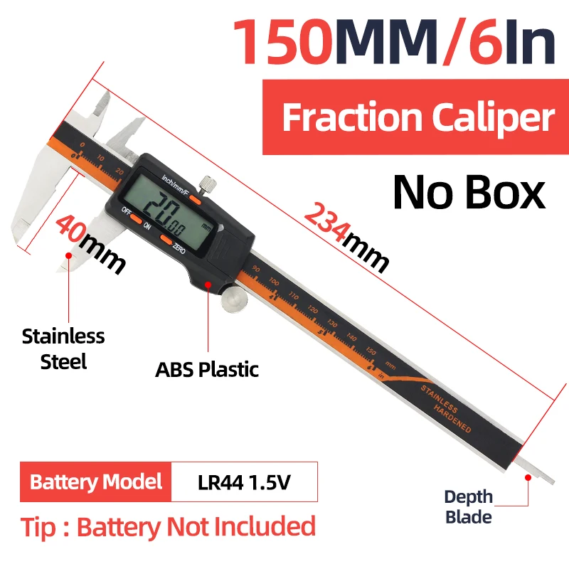 Metal Caliper Digital Pachometer Professional Vernier Caliber Measuring Tools Woodworking Thickness Gauge Depth Electronic Ruler - Image 2