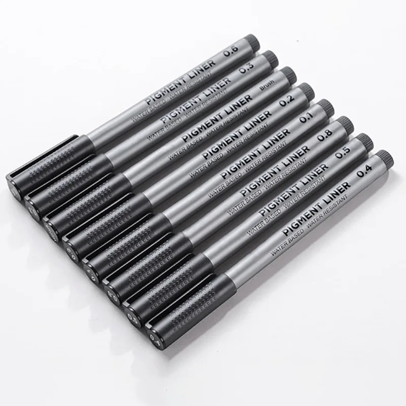 Micron Ink Marker Pen Sketch Stationery Set Art Supplies Drawing Pen Pigment Liner Sketching Needle Pen - Image 5