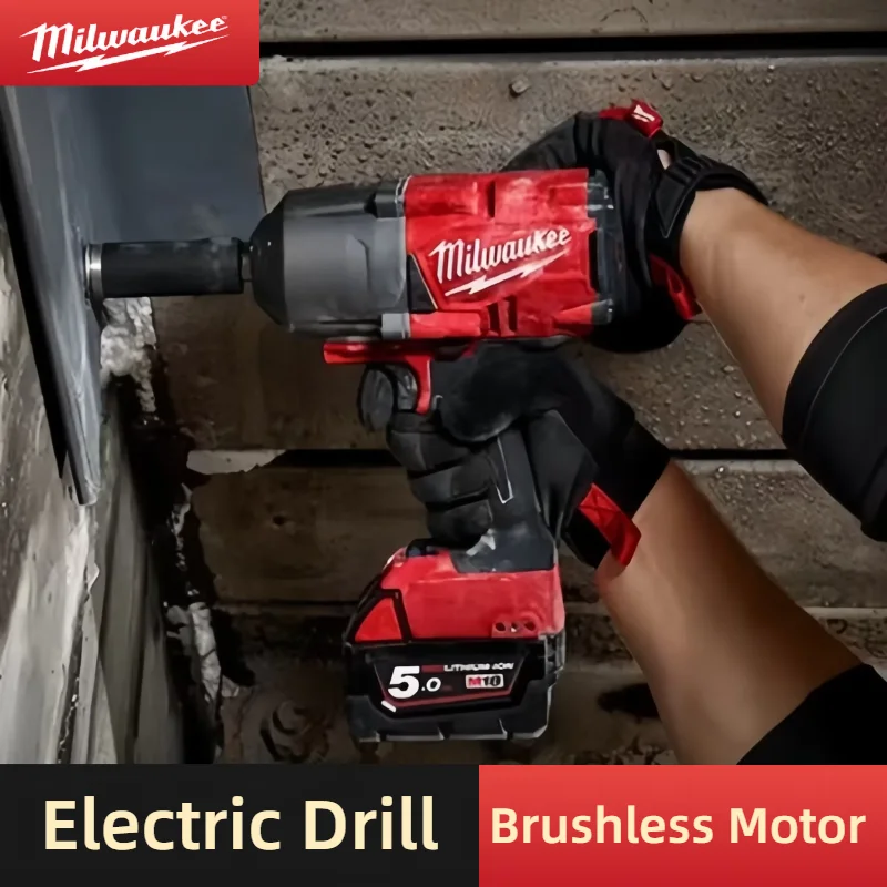 Milwaukee 1300NM NEW Electric Brushless Wrench 18V Cordless Impact Wrench 1/2 Inch Square drive Repair HIGH TORQUE Power Tools - Image 3