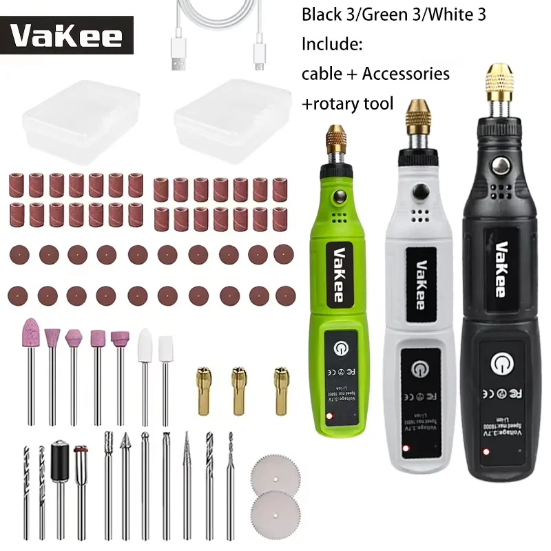 Mini Electric Drill USB Rechargeable Cordless Engraving Pen Dremel Tools Rotary Tool Cordless Hand Drill Mini Polisher for Hand