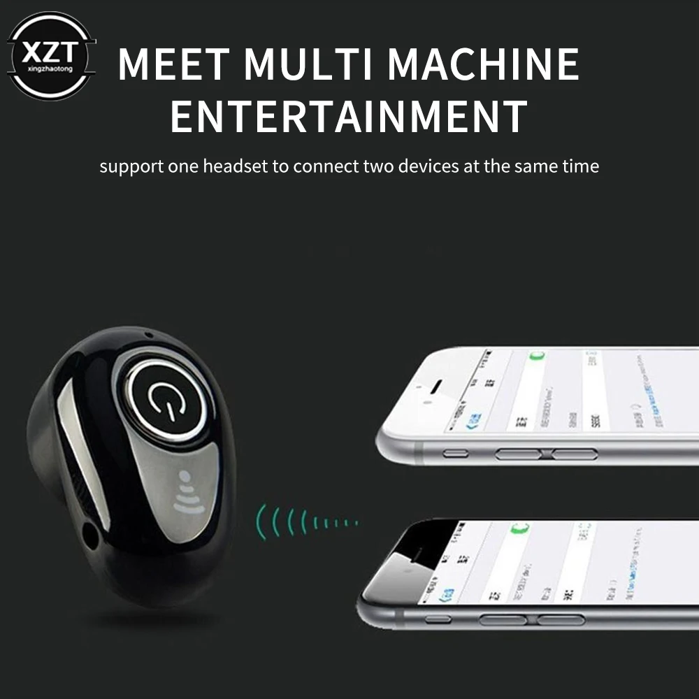 Mini Invisible Ture Wireless Earphone Bluetooth-compatibl Headphone Handsfree Hifi Stereo HD Call Headset Earbud With Microphone - Image 5