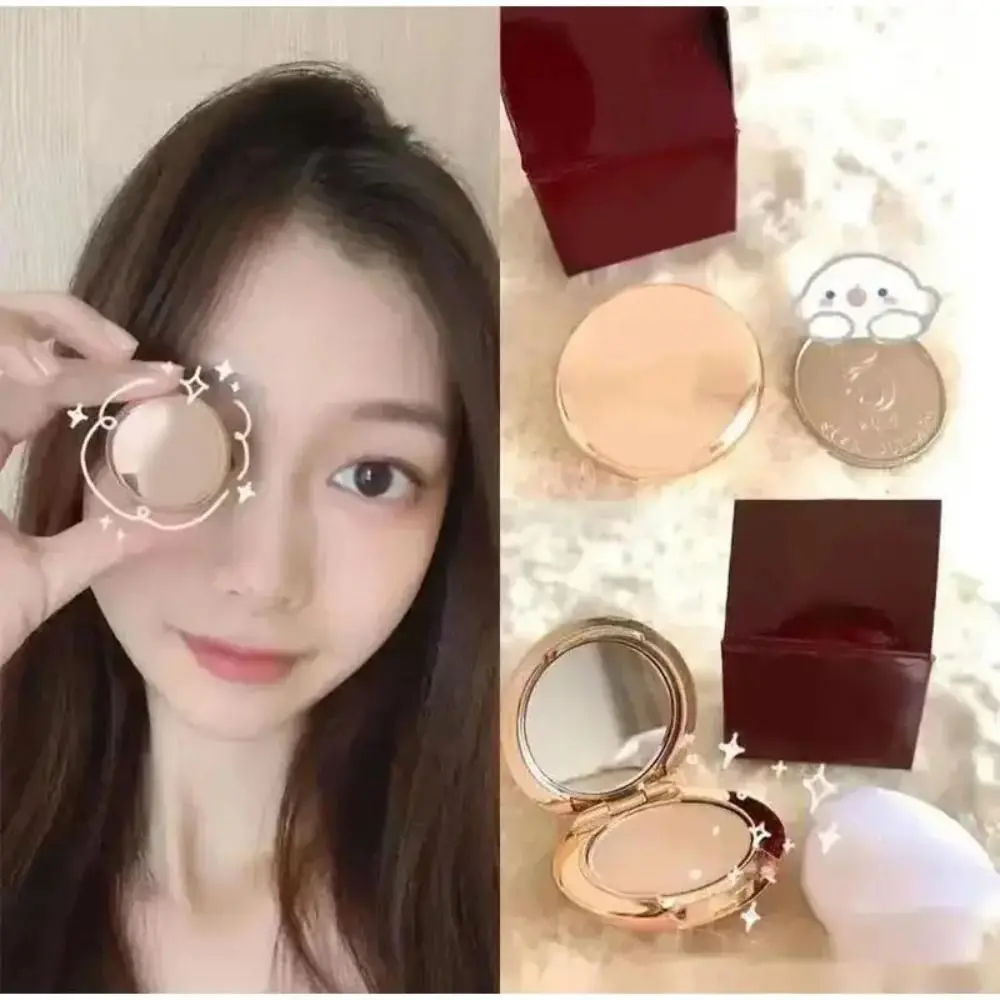 Mini Powder Makeup Setting Powder Sample Lasting Oil Control Waterproof Foundation Natural Brighten Skin Tone - Image 5