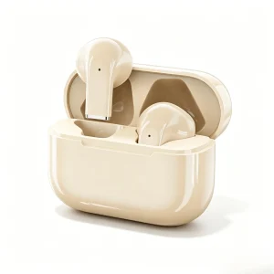 Mini TWS Wireless Bluetooth Earbuds Powerful Active Noise Cancellation Built-In Hands-Free Mic for Music Playback Voice Calls