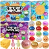 Mix Style Mystery Dumpling Squishy Advent Calendar Box 24 day Countdown Blind Box Xmas Gift Fidget Toy Dumpling Slow Rebound Toy