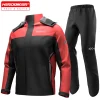 Motorbike Outdoor Rain Suit Motorcycle Rain Gear Suit for Men Women Jackets Pants Reflective Waterproof Breathable Rainsuit Set