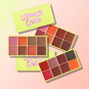 Curve Case Cream Eyebrow Cream Blush Highlighter Palette Matte Shimmer Finishes Shadow Tones Long-Lasting Cosmetics