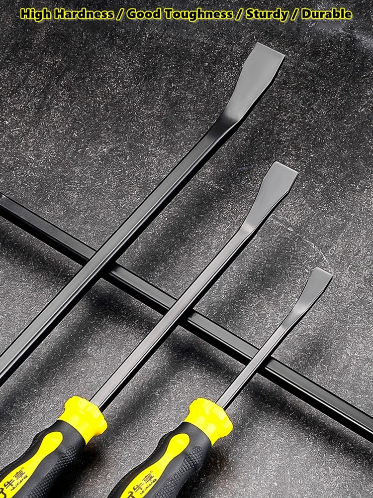 Multi-Function Long Pry Bar 8 12 18 24 inch Motorcycle Tire Crowbar Strike Cap Nail Puller Heavy Duty Car Repair Hand Tools CV-R - Image 2
