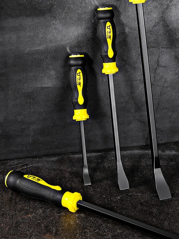 Multi-Function Long Pry Bar 8 12 18 24 inch Motorcycle Tire Crowbar Strike Cap Nail Puller Heavy Duty Car Repair Hand Tools CV-R
