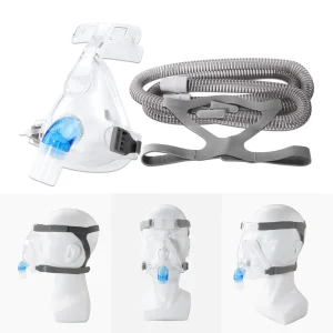 Nasal Mask Full Face Mask CPAP Auto CPAP APAP BIPAP Machine Reusable Nose Facial Mask for CPAP Machine Anti Snoring Sleep Aiding