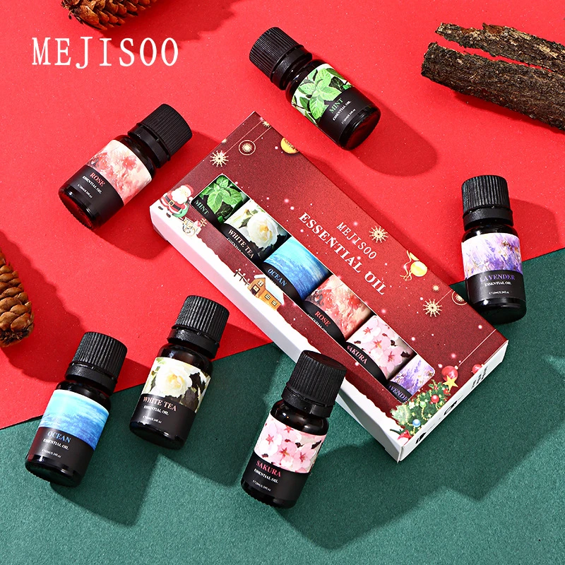 Natural Plant Aromatherapy Essential Oil Set,Air Conditioning Perfume Refill Aroma Diffuser Fragrance Humidifier Air Freshener - Image 3