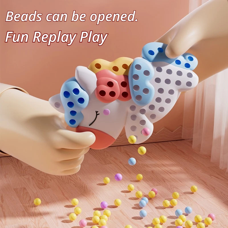 New Beads Pen Painting Handicraft Set for Kids Creative Handmade Sticker DIY Princess Rainbow Cake Keychain as a Gift for Kids - Image 4