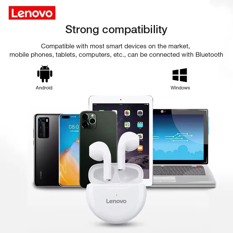 New Lenovo HT38 Wireless Headphones TWS Bluetooth Earphones HD Stereo Game Call Noise Reduction Earbuds Music Sport Headset Hot - Image 6