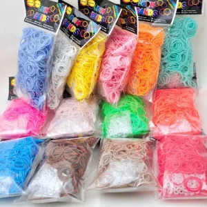 New Loom Rubber Bands Bracelet for Kids or Hair Rubber Loom Bands Make Woven Bracelet DIY Craft Toys Christmas Gift