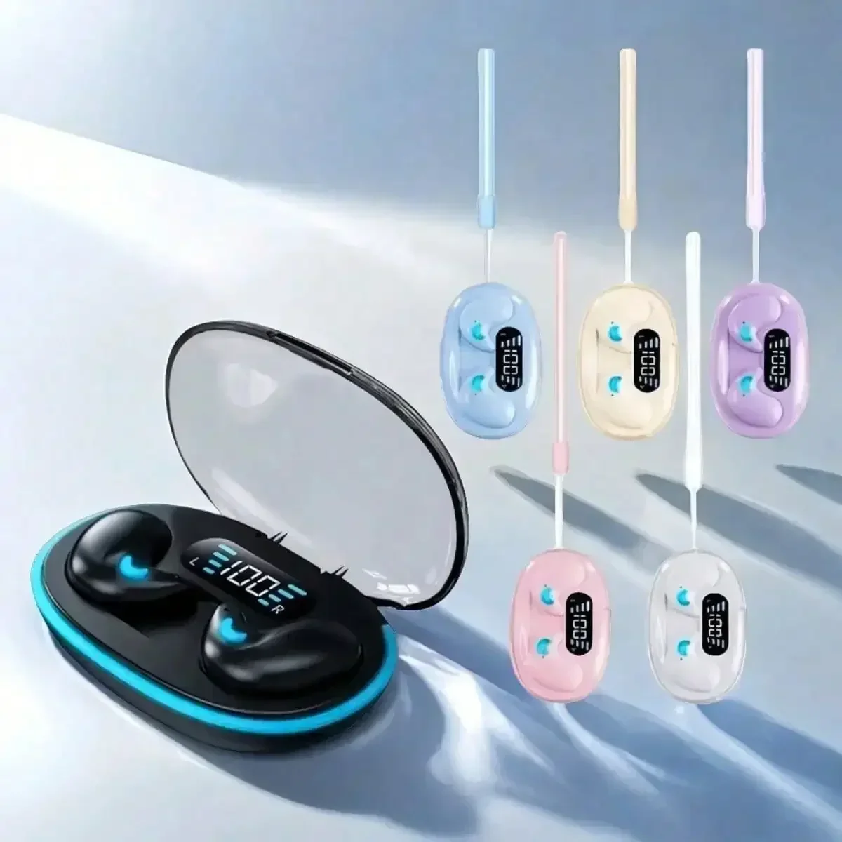 New Sleeping Bluetooth Earbuds Wireless Bluetooth Earphones Waterproof Hi-Fi Stereo Earpods with Mic Fro all smartphones - Image 4