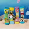New Style Funny Yellow Sponge Cartoon Square Anime Cartoon Character Personalized Novelty Socks Men Women Breathable Cotton Hip