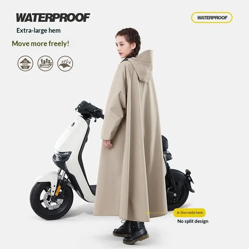 New Thickened Adult Motorcycle Raincoat Electric Car Rain Coat For Men Women Durable Waterproof Riding Gear Special Raincoat - Image 3