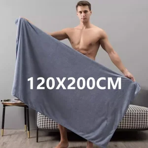 New ultra absorbent ultra-fine fiber bath towel, soft and fast drying, oversized bath towel, sports beach bathroom towel