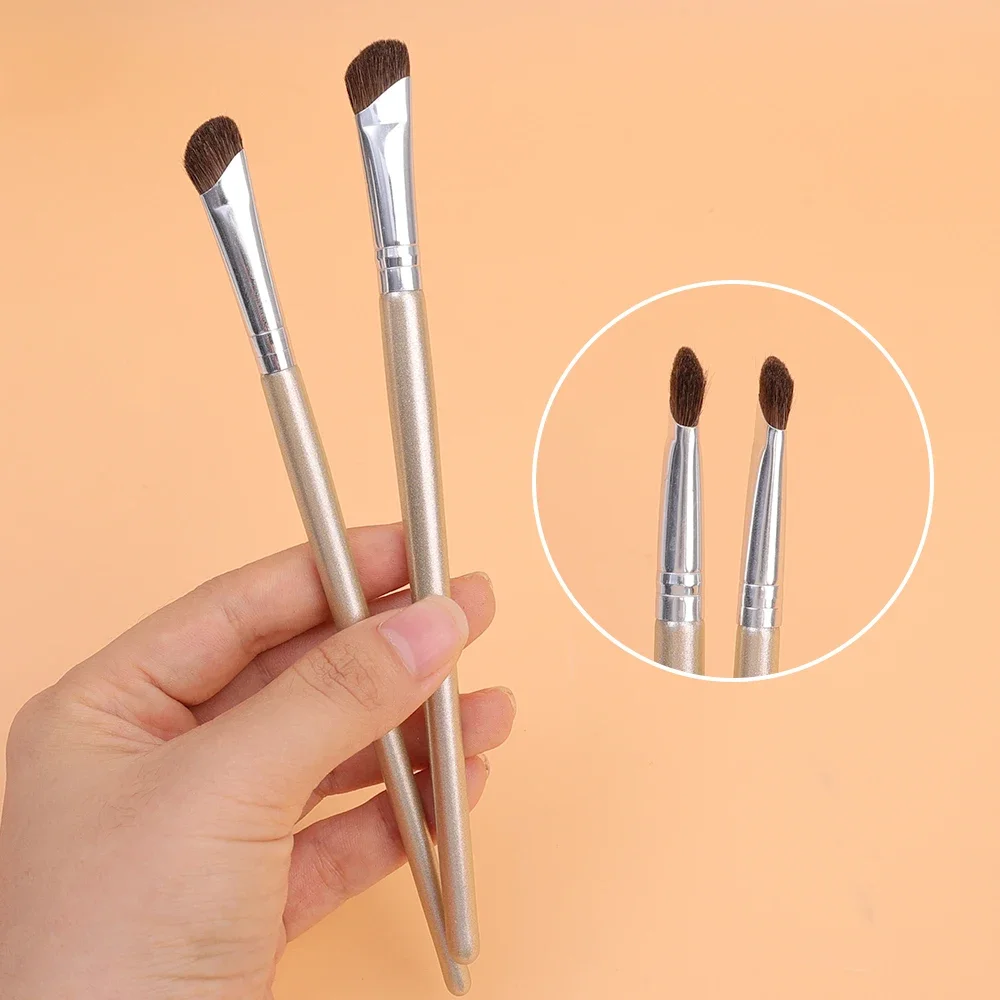 Nose Contour Brush Flat Nose Contour Brush Angled Contours Makeup Brush Natural Hair Angled Contour Shadow Smudge Makeup Brushes - Image 2