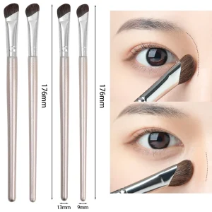 Nose Contour Brush Flat Nose Contour Brush Angled Contours Makeup Brush Natural Hair Angled Contour Shadow Smudge Makeup Brushes