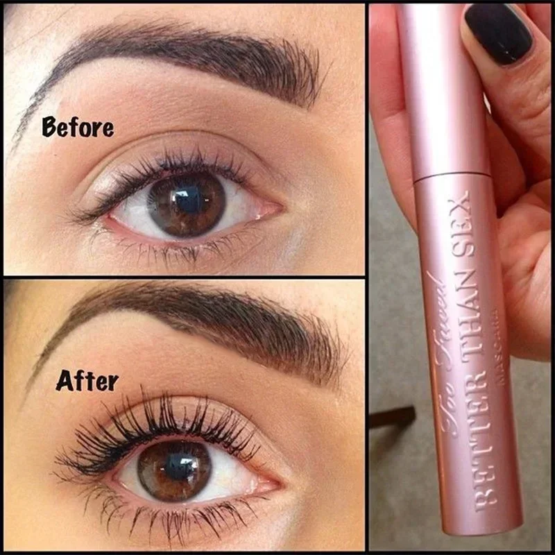 Nourish Waterproof Sweatproof Better than Sex Mascara 8ml - Big Eyes Bushy Long Volume Pink Aluminum Smooth Makeup - Image 2